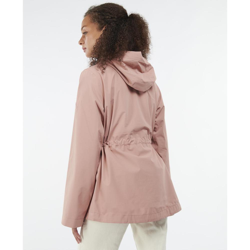 Barbour Budle Waterproof Ladies Jacket - Soft Coral - William Powell