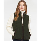 Barbour Burford Ladies Fleece Gilet - Olive/Classic - William Powell