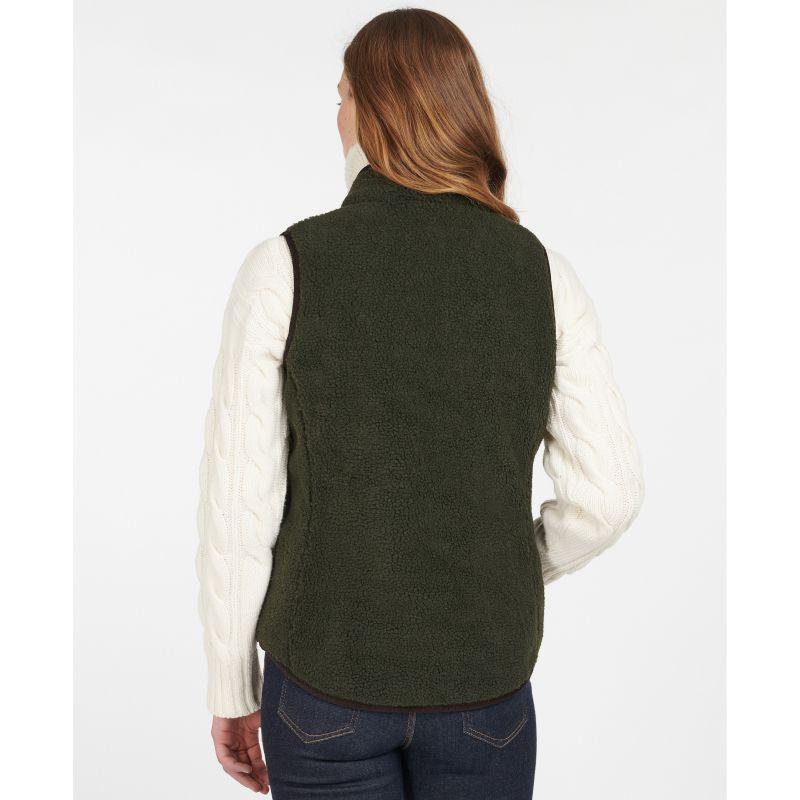 Barbour Burford Ladies Fleece Gilet - Olive/Classic - William Powell