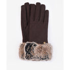 Barbour Burford Ladies Gloves - Brown - William Powell