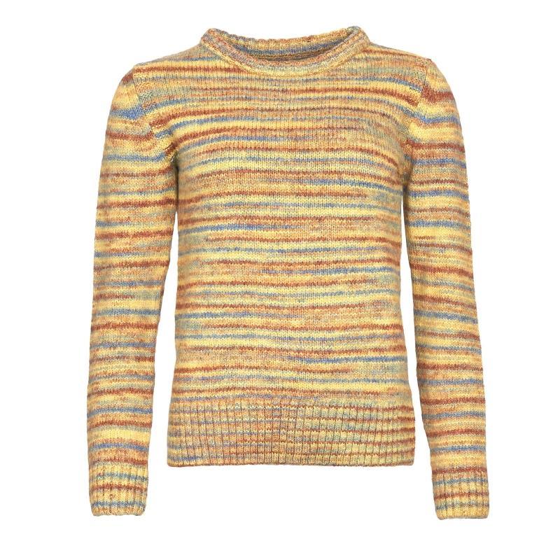 Barbour Burford Ladies Knit - Yellow Multi - William Powell