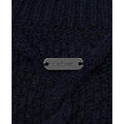 Barbour Burne Ladies Roll Neck Jumper - Navy - William Powell