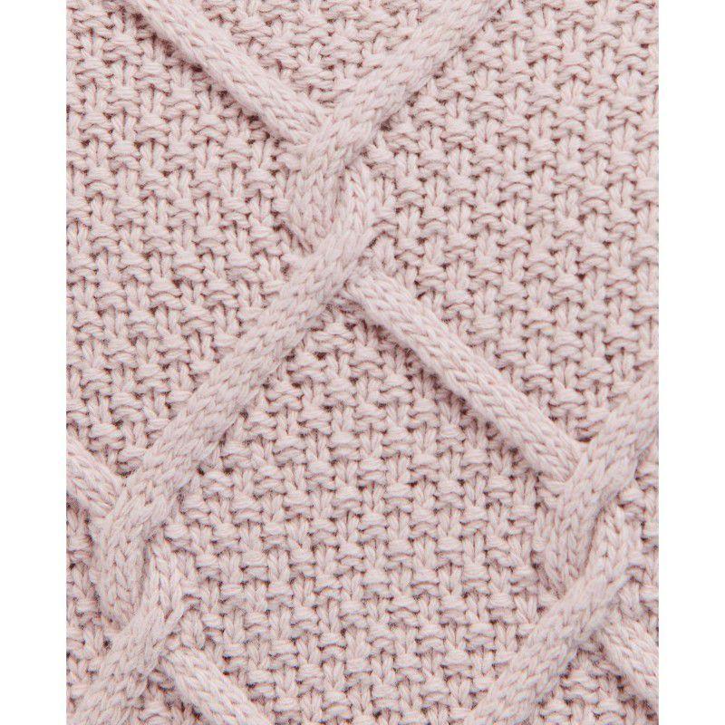 Barbour Burne Ladies Roll Neck Knit - Rosewater - William Powell