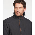 Barbour Burton Mens Quilted Waterproof Jacket - Navy - William Powell