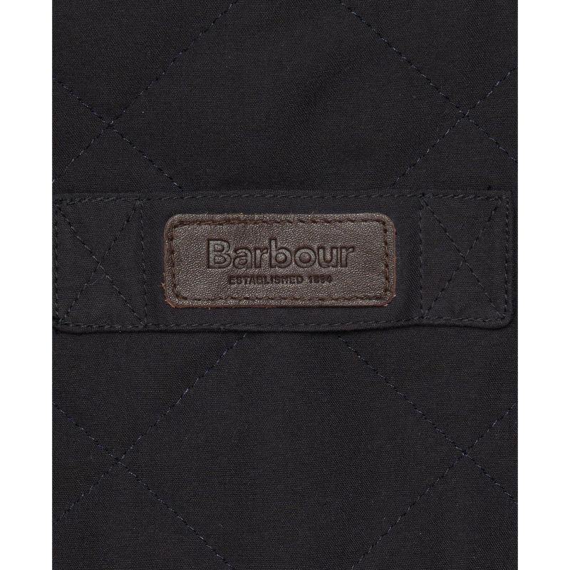 Barbour Burton Mens Quilted Waterproof Jacket - Navy - William Powell