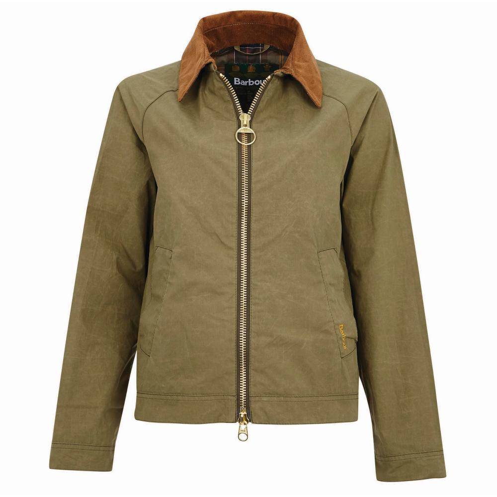 Barbour Campbell Showerproof Ladies Jacket - Olive/Classic - William Powell