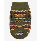 Barbour Case Fairisle Dog Jumper - Olive - William Powell