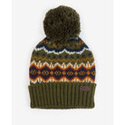 Barbour Case Mens Fairisle Beanie - Olive - William Powell