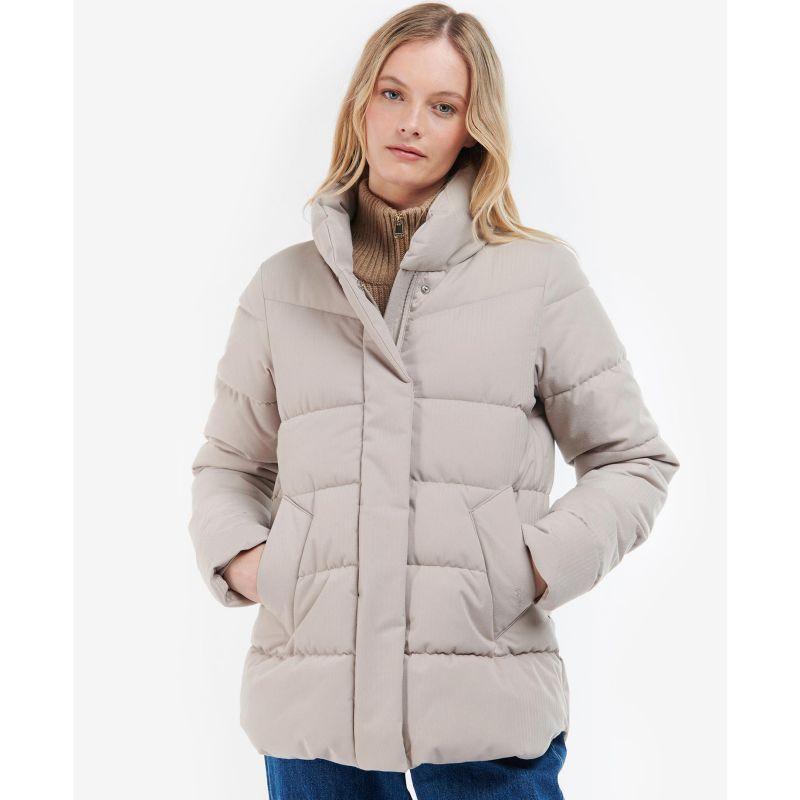 Barbour Cecilia Ladies Quilted Jacket - Earl Grey/Rosewood - William Powell