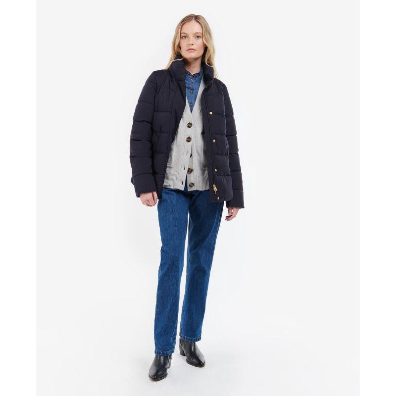 Barbour Cecilia Ladies Quilted Jacket - Midnight/Rosewood - William Powell