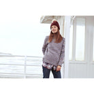 Barbour Clam Ladies Knit - Bordeaux Marl - William Powell