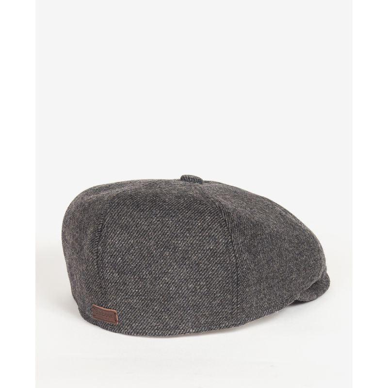 Barbour Claymore Mens Bakerboy Hat - Charcoal Grey - William Powell