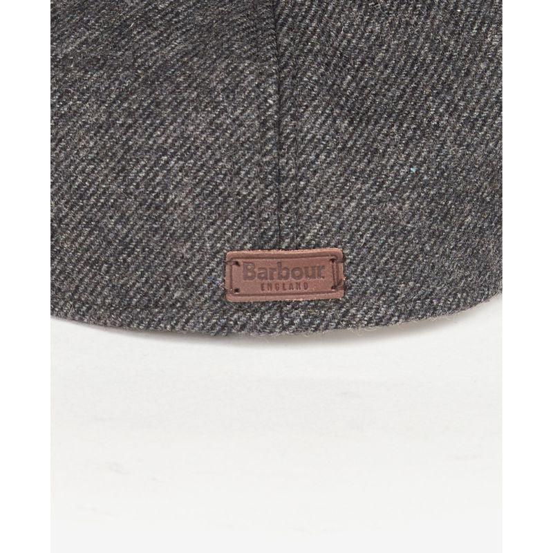 Barbour Claymore Mens Bakerboy Hat - Charcoal Grey - William Powell