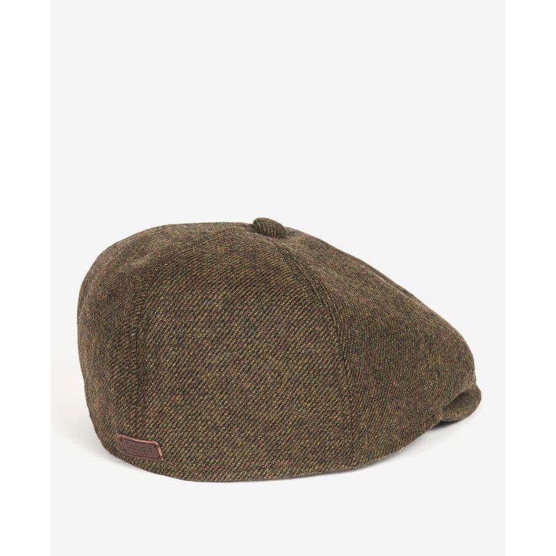 Barbour Claymore Mens Bakerboy Hat - Olive Twill - William Powell