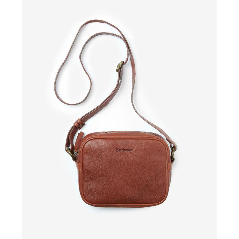 Barbour Clyde Ladies Leather Bag - Brown - William Powell