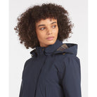 Barbour Clyde Ladies Waterproof Jacket - Navy - William Powell