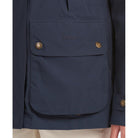 Barbour Clyde Ladies Waterproof Jacket - Navy - William Powell