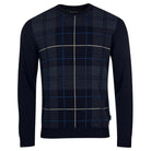 Barbour Coldwater Mens Crew Neck Jumper - Midnight - William Powell