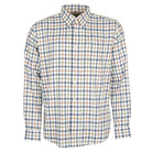 Barbour Coll Thermo Weave Mens Regular Fit Shirt - Ecru - William Powell