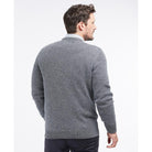 Barbour Cotton Twist Nelson Mens Crew Neck Jumper - Navy - William Powell