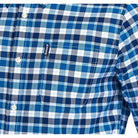 Barbour Country Check 15 Mens Tailored Shirt - Blue - William Powell