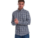 Barbour Country Check 2 Tailored Mens Shirt - Blue - William Powell