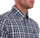 Barbour Country Check 2 Tailored Mens Shirt - Blue - William Powell