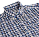 Barbour Country Check 2 Tailored Mens Shirt - Blue - William Powell