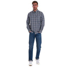 Barbour Country Check 2 Tailored Mens Shirt - Blue - William Powell