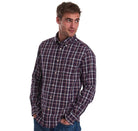 Barbour Country Check 2 Tailored Mens Shirt - Red - William Powell