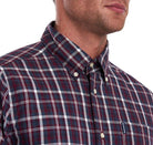 Barbour Country Check 2 Tailored Mens Shirt - Red - William Powell