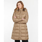 Barbour Crinan Ladies Quilted Coat - Light Trench/Hawthorn Tartan - William Powell