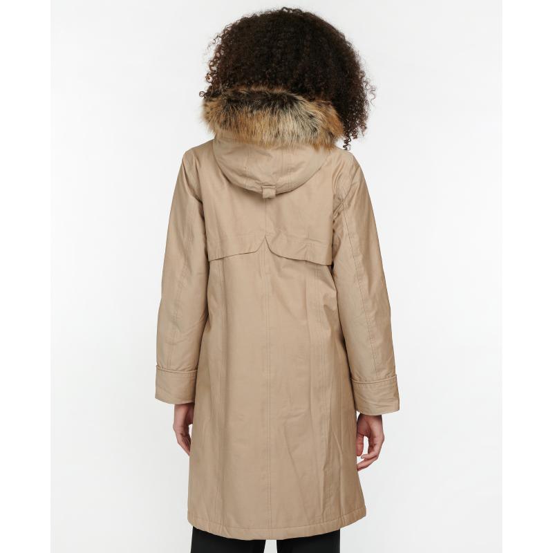 Barbour Culloden Ladies Waterproof Jacket - Light Trench/Hawthorn 