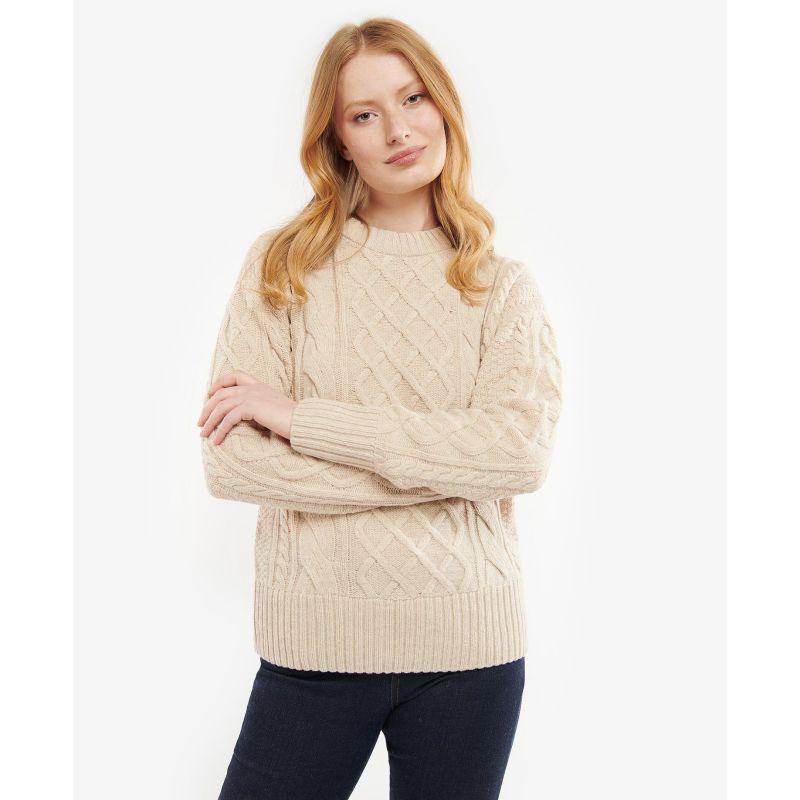 Barbour Daffodil Ladies Knit - Oatmeal - William Powell