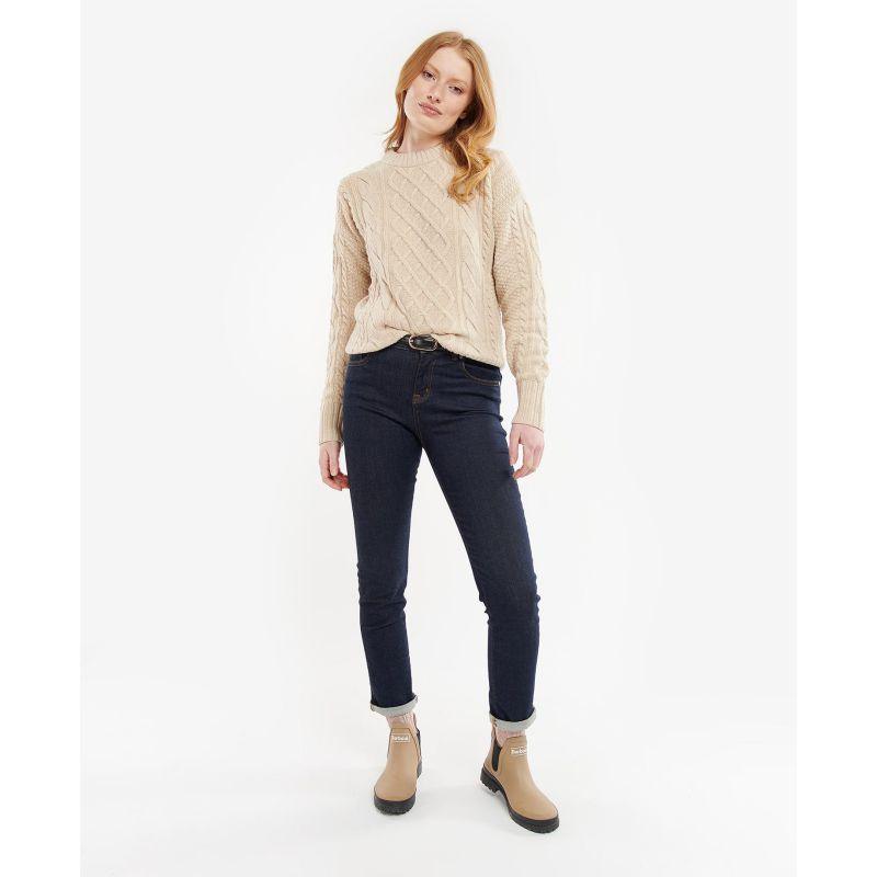 Barbour Daffodil Ladies Knit - Oatmeal - William Powell