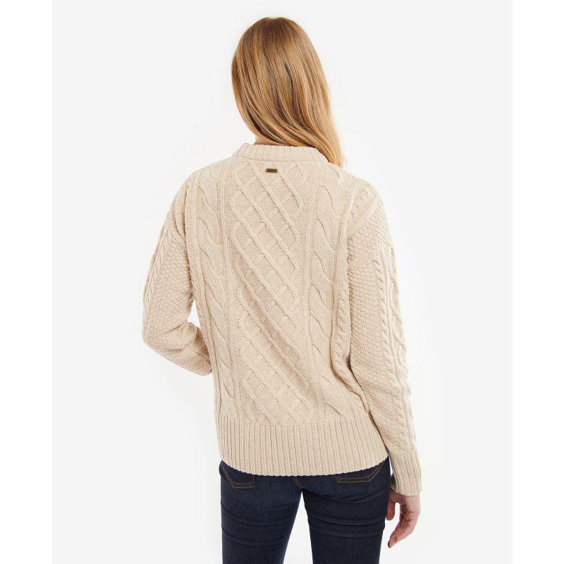 Barbour Daffodil Ladies Knit - Oatmeal - William Powell