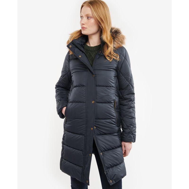 Barbour Daffodil Ladies Quilted Jacket - Dark Navy - William Powell