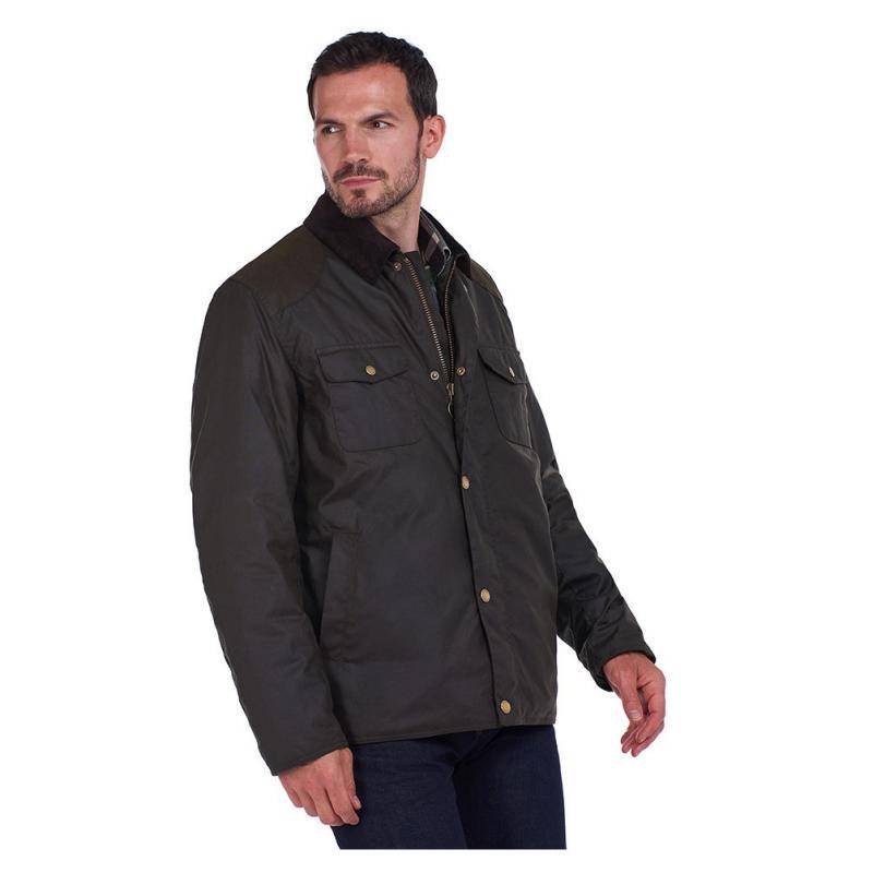 Barbour Dalegarth Mens Wax Jacket - Olive - William Powell