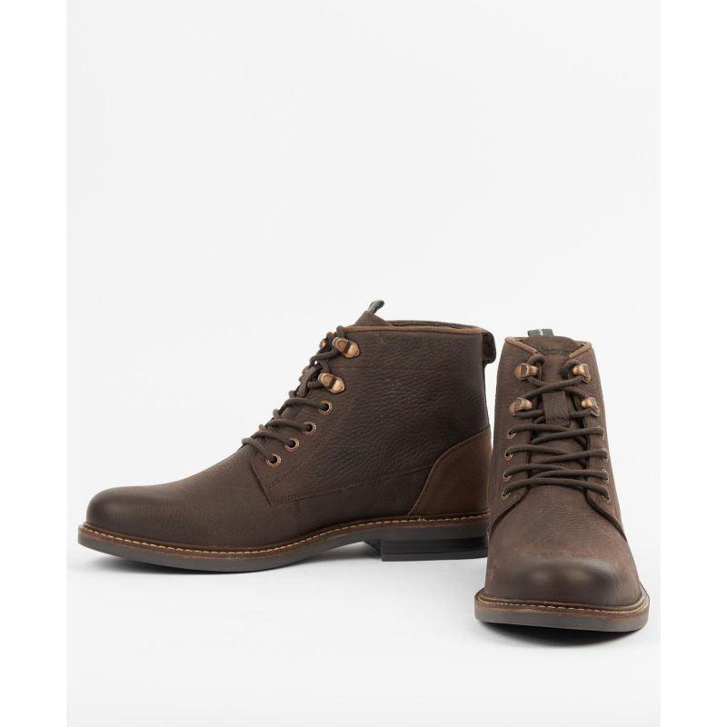 Barbour Deckham Mens Derby Boots - Mocha - William Powell