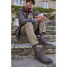 Barbour Deckham Mens Derby Boots - Mocha - William Powell