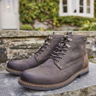 Barbour Deckham Mens Derby Boots - Mocha - William Powell