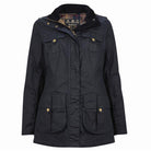 Barbour Defence Lightweight Ladies Wax Jacket - Royal Navy/Classic - William Powell