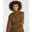 Barbour Defence Lightweight Ladies Wax Jacket - Sand/Classic - William Powell