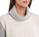 Barbour Dipton Roll Collar Ladies Knit - Cloud/Grey Marl - William Powell