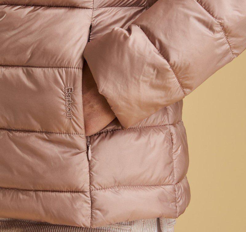 Barbour Drovers Ladies Quilted Jacket - Pale Pink - William Powell