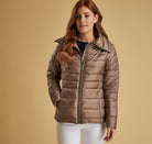 Barbour Drovers Ladies Quilted Jacket - Soft Gold - William Powell