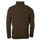 Barbour Duffle Mens Cable Crew Jumper - Willow Green - William Powell