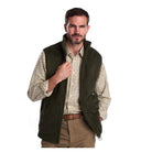 Barbour Dunmoor Waterproof Mens Fleece Gilet - Olive - William Powell