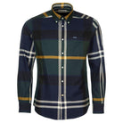 Barbour Dunoon Mens Tailored Shirt - Seaweed Tartan - William Powell