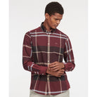 Barbour Dunoon Mens Tailored Shirt - Winter Red - William Powell